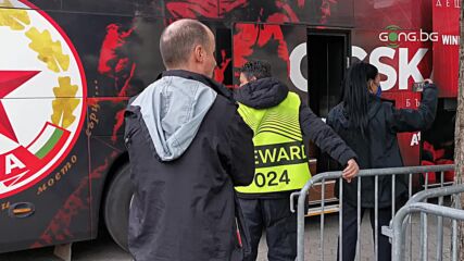 ЦСКА пристигна на "Васил Левски" за мача с Бодьо/Глимт