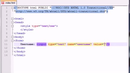 Xhtml and Css Tutorial - 40 - Introduction to Forms