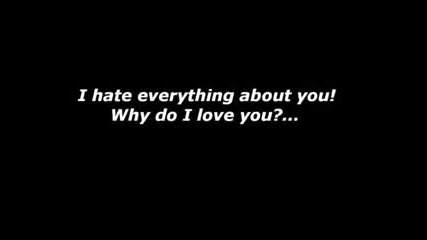 Three Days Grace - Hate everything about you ( lyrics )