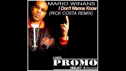 Mario Winans - I Don't Wanna Know (rick Costa Remix)