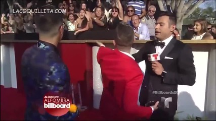 Chino Y Nacho @ La Alfombra Roja, Premios Billboard 2014 (entrevista)