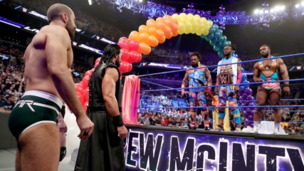 The Bar & Drew McIntyre crash Kofi Kingston's WWE Championship celebration: SmackDown LIVE, April 9, 2019