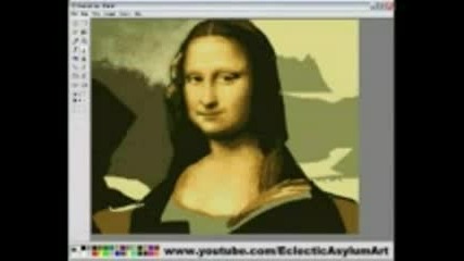 Как Се Рисува Мона Лиза С Ms Paint Vbox7