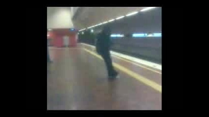 Hsa Rocky Shuffling At Metro Station ...