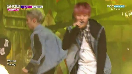 151118 B.a.p - Take You There + Young, Wild & Free @ Show Champion