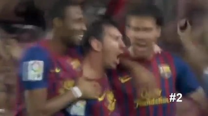 Lionel Messi - Top 10 Goals 2011-2012