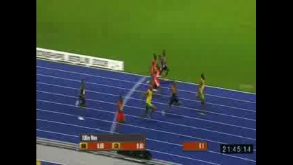 Юсеин Болт - световен рекорд 100 метра - 9.58 