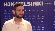 Александър Тунчев след победата на Арда над ХИК Хелзинки