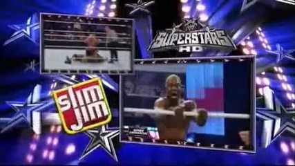 Shelton Benjamin_s Split Legged Moonsault on Kane