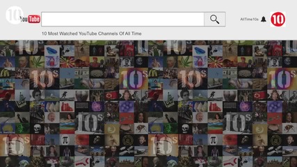 10-те най-гледани канала в Youtube за всички времена