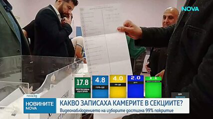 Какво записаха камерите в секциите в изборната нощ