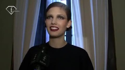 fashiontv Ftv.com - Milan F W 09 - 10 - Francesco Scognamiglio Backstage Woman 