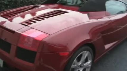 Lamborghini Gallardo показва прелести 