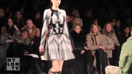Nina at Fashion Week Ny Fabruary 2012.