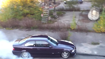Bmw E36 M3 Turbo 600hp Burnout