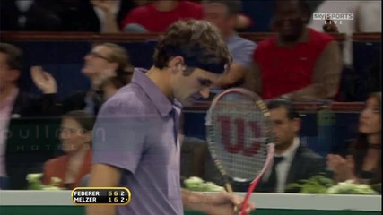 Federer vs Melzer - Qf Paris 2010 [hd]