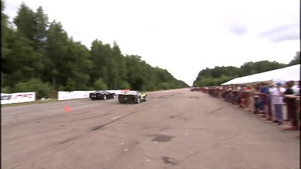 Moscow Unlim 500 Corvette Zr1 vs Dodge Viper
