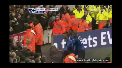 Arsenal-manchester United 1-2 (22/01/2012 ) Barclays Premier League