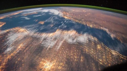 Изглед от Космоса - Държави и бреговата ивица.