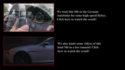 Bmw m6 burnout - 1080p hd