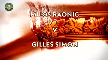 M Raonic vs G Simon - Roland Garros [2014]