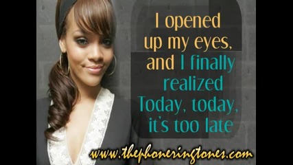 Lyrics ! Rihanna - Fading