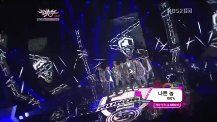 100% - Bad Boy @ Music Bank (19.10.2012)