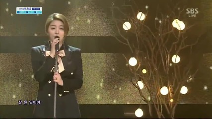 140126 Ailee ( ft. Rainbow's Seunga ) - Singing Got Better @ Inkigayo