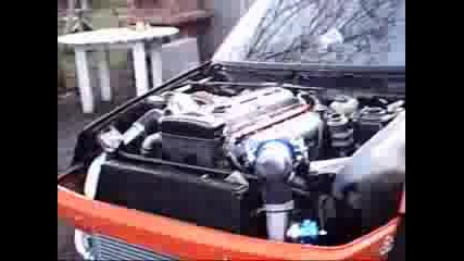 Peugeot 205 with 2jz supra turbo engine 1 