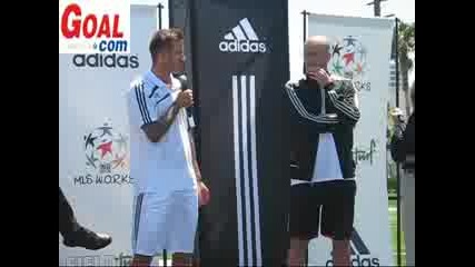 David Beckham on adidas Footprint Fields program