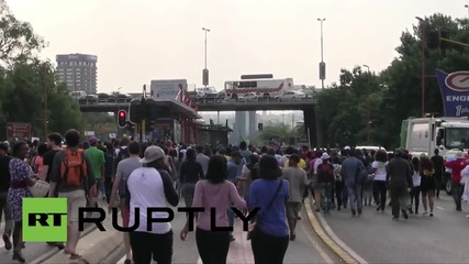 South Africa: Student protest turns violent in Johannesburg