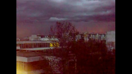 Минути преди големия дъжд... 