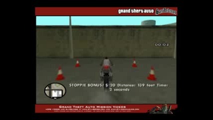 Gta San Andreas Bike School 5 - The Stoppie