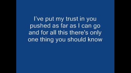 Linkin Park - In The End [ With Lyrics ]