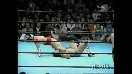 Kenta Kobashi & The British Bulldogs vs. Can - Am Express & Fuchi 11.19.89 