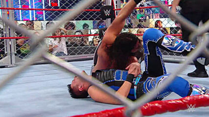 Dominik Mysterio vs. Seth Rollins – Steel Cage Match: Raw, Sept. 14, 2020