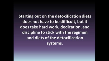 Using Detoxification Diets Successfully