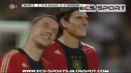 United Arab Emirates - Germany 0 - 2 (2 - 7,  2 6 2009)