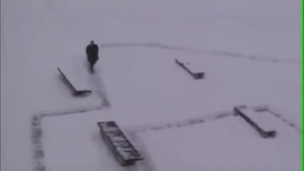 Снежна пътека и луди хора