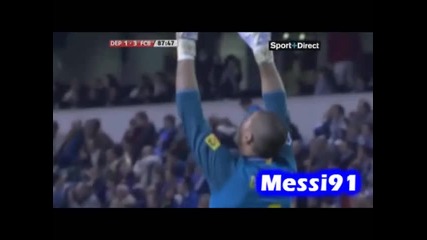 Deportivo La Coruna 1 - 3 Barcelona (ibrahimovic) 