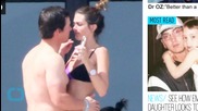 Shirtless Mark Wahlberg Kisses Bikini-Clad Wife Rhea Durham During Hot and Heavy Vacation in Mexico