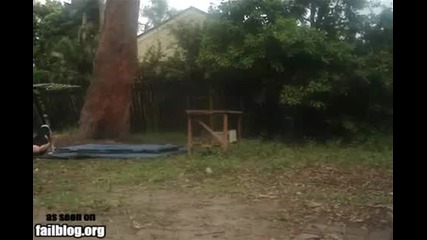 Неуспешен опит за салто*hq**! 