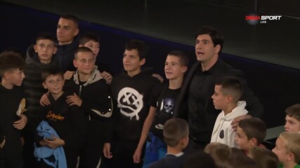 Най-малките футболисти на Левски също се докоснаха до „Гунди - Легенда за любовта“