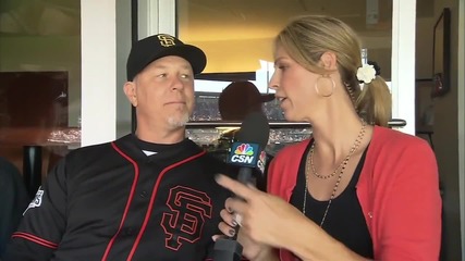 James Hetfield - San Francisco Giants Interview, 2015
