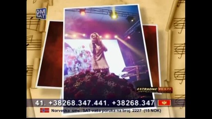 Rada Manojlovic - Estradne vesti - (TV DM Sat 19.10.2013.)