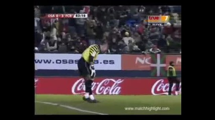 04 - 12 - 2010 - Osasuna vs Barcelona 0 - 3 