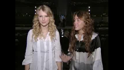 Miley and Taylor Interview