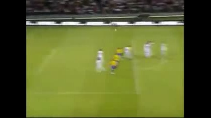 Brazil Vs Iran (1 - 0) Daniel Alves goal of the Brazilian (07/10/2010) 