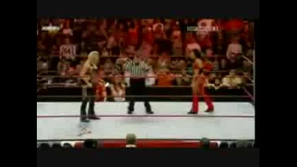 Raw 02/02/09 Candice Michelle Vs Beth Phoenix