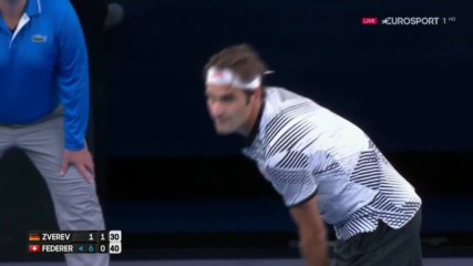 Australian Open Qf 2017 R.federer vs M.zverev Highlights